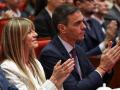 Begoña Gómez junto a Pedro Sánchez durante su viaje a China en abril de 2026