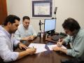 Firma del acuerdo entre Cáritas Córdoba y Gaudium