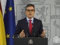 El ministro Félix Bolaños, durante su declaración en la Moncloa