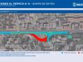 El recorrido de la A-5 en superficie por las obras de soterramiento se simplifica