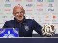 Luis de la Fuente, en la rueda de prensa previa a la final del Mundial