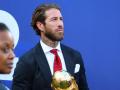 Sergio Ramos con la Copa del Mundo en la final del Mundial 2026 en Nueva York