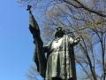 Monumento a Cristóbal Colón que fue donado a Nueva York hace más de un siglo