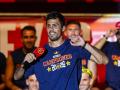 Rodri celebrates on stage during celebration of Spain as Champions of the FIFA World Cup 2026 at Cibeles Palace on July 20, 2026 in Madrid, Spain.

Oscar J. Barroso / AFP7 / Europa Press
20/7/2026 ONLY FOR USE IN SPAIN