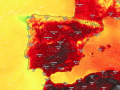 Temperaturas máximas para este miércoles en España