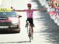 EF Education - EasyPost team's Ecuadorian rider Richard Carapaz cycles to the finish line to win the 18th stage of the 113th edition of the Tour de France cycling race, 185 km between Voiron and Orcières-Merlette in the French Alps, on July 23, 2026. (Photo by Loic VENANCE / AFP)
