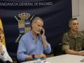 Don Felipe se ha sumado desde Mallorca a la reunión de coordina la emergencia por los incendios