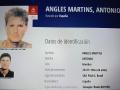 Imagen de la ficha de Antonio Anglés actualizada por la Interpol este sábado 25 de julio com su nueva edad