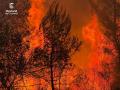 Imagen del incendio forestal de La Vall d'Uixó