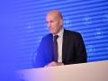 Former French international football player Zinedine Zidane looks on during a press conference to present him as the new head coach of France national football team at the French Football Federation headquarters (FFF) in Paris on July 28, 2026. The former France playmaker, who won the 1998 World Cup and the 2000 European Championship as a player, has been appointed head coach of the French national team, succeeding Didier Deschamps, the French Football Federation (FFF) announced. Zidane takes over from his former teammate Deschamps, who had been in charge since 2012; Deschamps' tenure ended with a fourth-place finish at the 2026 World Cup, following a title win in 2018 and a final appearance in 2022. (Photo by LOU BENOIST / AFP)