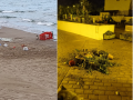 Imagen de diferentes desperfectos en Port Saplaya (Alboraya - Valencia).