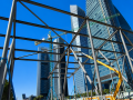 La gran pérgola de la Castellana empieza a tomar forma