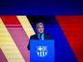 El presidente del FC Barcelona, Joan Laporta