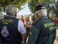 El presidente de la Junta de Castilla y León, Alfonso Fernández Mañueco, visita el Puesto de Mando Avanzado de Navaluenga