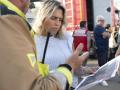 Marta Barrachina durante el quinto día del incendio de la Vall d'Uixó