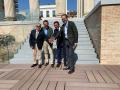 Salvador Fuentes, José María Bellido, Isidoro García-Escribano y Adolfo Molina celebran la concesión de la IGP a la joyería de Córdoba