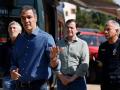 El presidente del Gobierno, Pedro Sánchez, se desplaza a la zona afectada por los incendios forestales de Ávila, la semana pasada