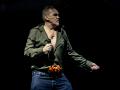 El cantante británico Morrissey, durante su concierto en Madrid