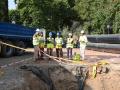 Visita a las obras de la conducción de aguas del Guadalmellato