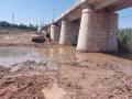 Imagen de las obras de la ampliación del puente