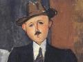 'Hombre sentado con bastón', de Modigliani