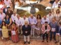 Salvador Fuentes, con algunos de los alcaldes firmantes de los convenios