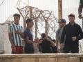 Un grupo de inmigrantes ilegales que traspasaron la frontera con Ceuta