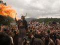 Varias personas durante el Desembarco Vikingo de la LXVI Romaría Vikinga en Catoira, a 2 de agosto de 2026, en Catoira, Pontevedra, Galicia (España). La fiesta del Desembarco Vikingo en Catoira, también conocida como la Romería Vikinga, es una de las celebraciones más singulares y reconocidas de Galicia, declarada de Interés Turístico Internacional. Su historia y significado nacen de la posición estratégica de Catoira en la desembocadura del río Ulla, en las inmediaciones de las Torres del Oeste, una fortaleza construida entre los siglos IX y XIII para defender el acceso al corazón de Galicia y, especialmente, a Santiago de Compostela, frente a los ataques de vikingos y piratas normandos y sarracenos.

Elena Fernández / Europa Press
02/8/2026