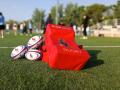 Entrenamiento de rugby en Madrid.