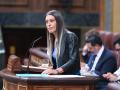 La portavoz de Junts en el Congreso, Miriam Nogueras, interviene durante una sesión plenaria en el Congreso de los Diputados