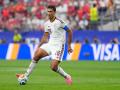 Rodri controla un balón en un partido del Mundial
