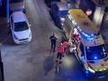 Una ambulancia acudió al lugar del suceso en la calle Ticià de Palma