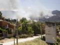 Incendio entre Navaluenga y Burgohondo, desde el puerto de Navalmoral