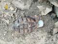 Proyectil de la Guerra Civil detonado en Valberzoso, Palencia