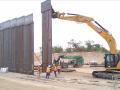 Avances en la construcción del muro fronterizo de EE.UU. en la frontera con México