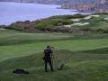 Agente de la Policía Federal en el campo de golf de Trump