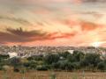Atardecer en Tarazona de La Mancha, Albacete