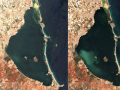 La 'mancha blanca' detectada en el Mar Menor