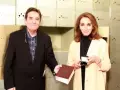 Luis García Montero y Ana Belén en 2019 en la Caja de las Letras del Instituto Cervantes