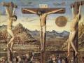 Representación del eclipse durante la crucifixión de Cristo