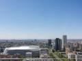 Vista panorámica del estadio Santiago Bernabéu