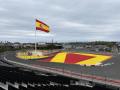 La bandera de España ondea en el circuito de Madring