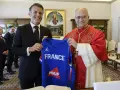 León XIV recibió a Macron el 10 de abril de 2026