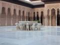 Patio de los Leones en la Alhambra de Granada