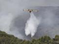 Los medios aéreos que se incorporan este domingo en las labores de extinción del incendio de Tírig