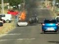 Incendio reciente hace unas horas en Entrepinos, Madrid