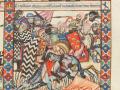 Batalla entre cristianos y musulmanes en las Cantigas de Santa María