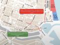 Imagen de las calles y restricciones al tráfico en Valencia por el eclipse