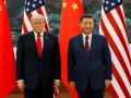 El presidente estadounidense Donald Trump y el presidente chino Xi Jinping