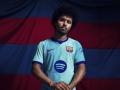 Adeyemi posa con la tercera equipación del Barça de la 2026-27